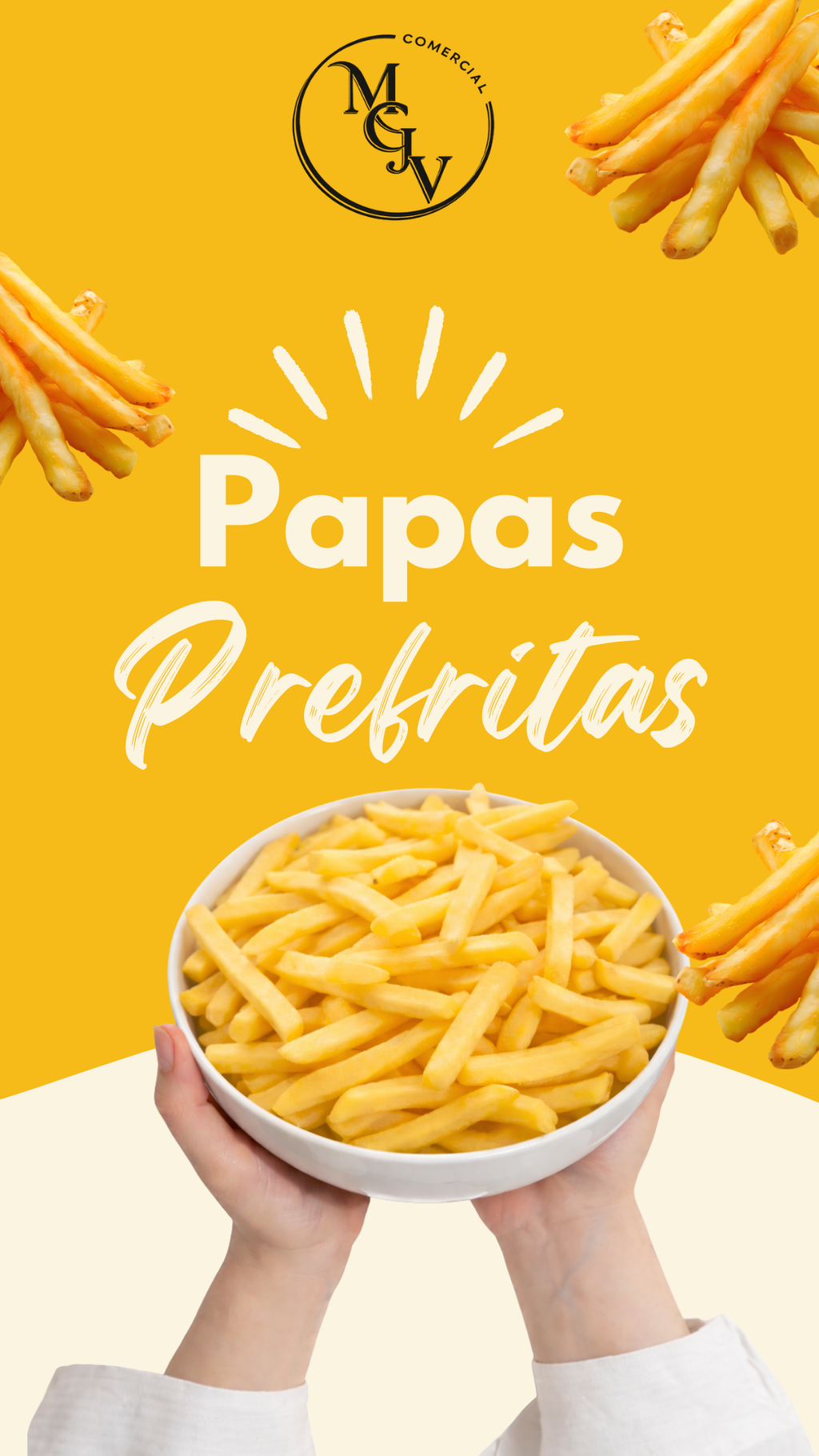 Papas Prefritas 1kg-3kg-5kg-10kg