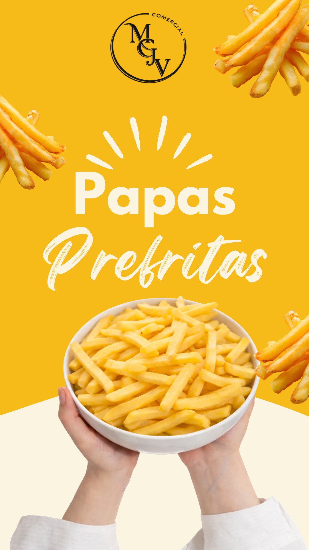 Papas Prefritas 1kg-3kg-5kg-10kg